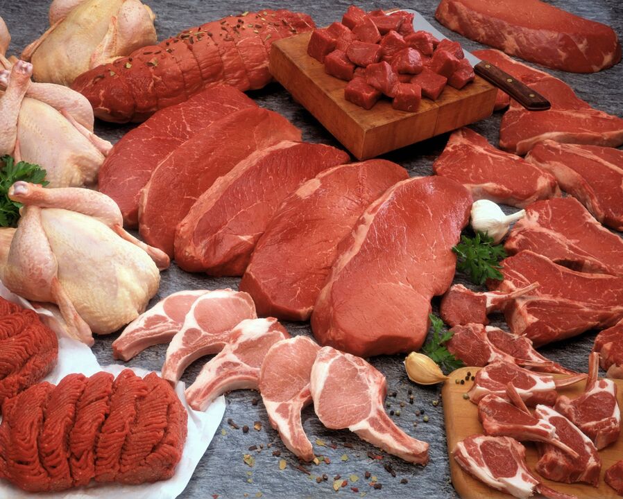 meat products in the blood group diet