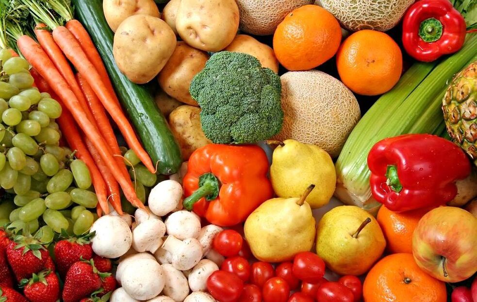 vegetables in the blood group diet