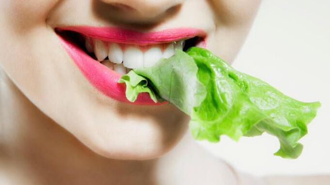 a lettuce leaf to lose 5 kg per week