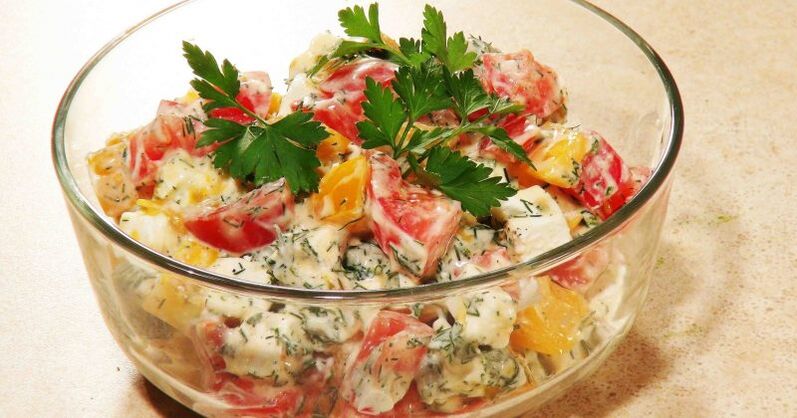 vegetable salad to lose weight