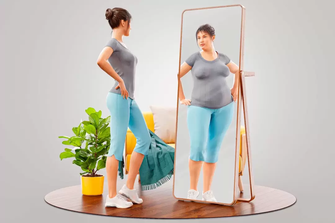 You can be motivated to lose weight by imagining yourself having a slim body. 