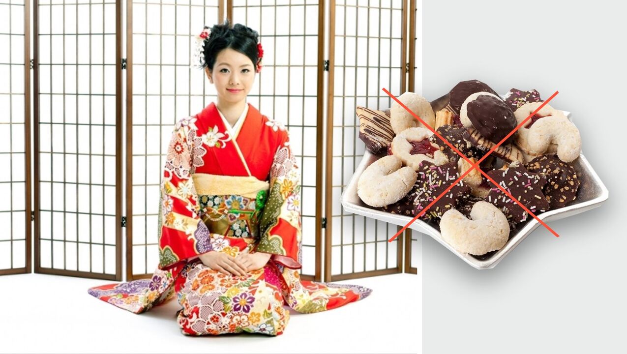 Forbidden sweets in the Japanese diet