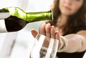 Absence of alcohol