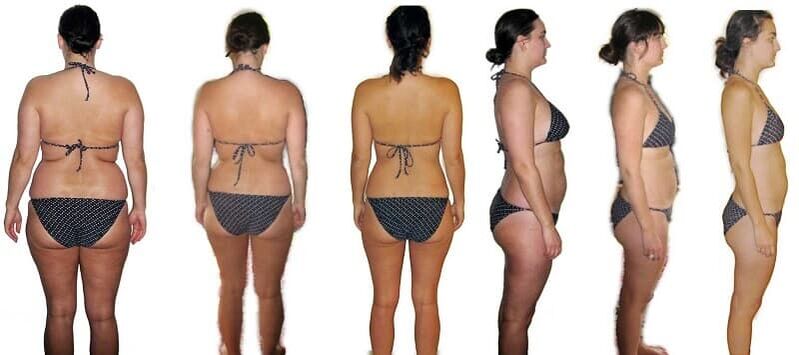 Before and after weight