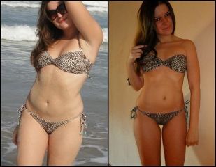 Favorite girl before and after the diet